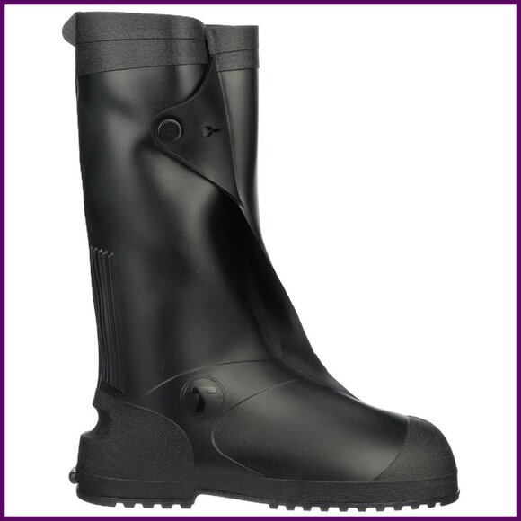 Waterproof Overshoe Work Boots 17-Inch PVC Cold Weather Protection